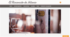 Desktop Screenshot of elrinconcitodehilario.com