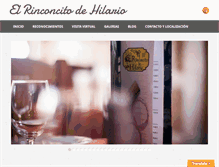 Tablet Screenshot of elrinconcitodehilario.com